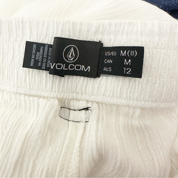 Volcom Women's Stoneshine Junki Wide Leg Beach Pant Size Medium - Picture 2 of 3